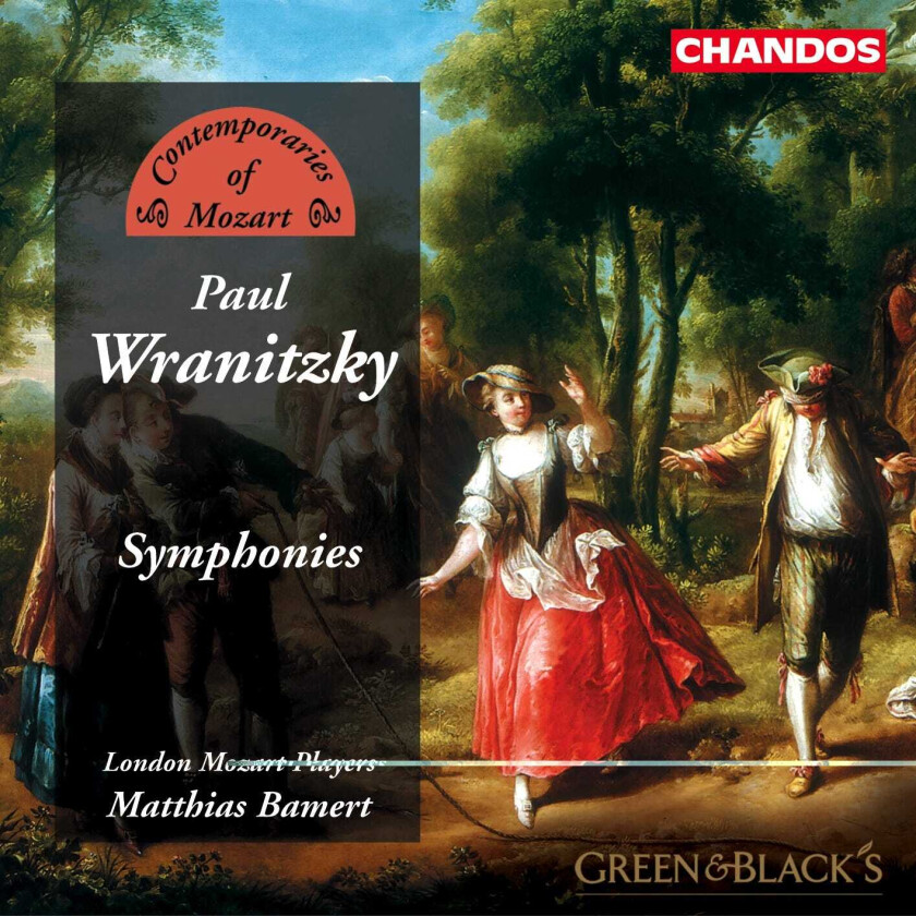 London Mozart Players Orchestra, Paul Wranitzky, Matthias Bamert  Wranitzky: Symphonies  CD