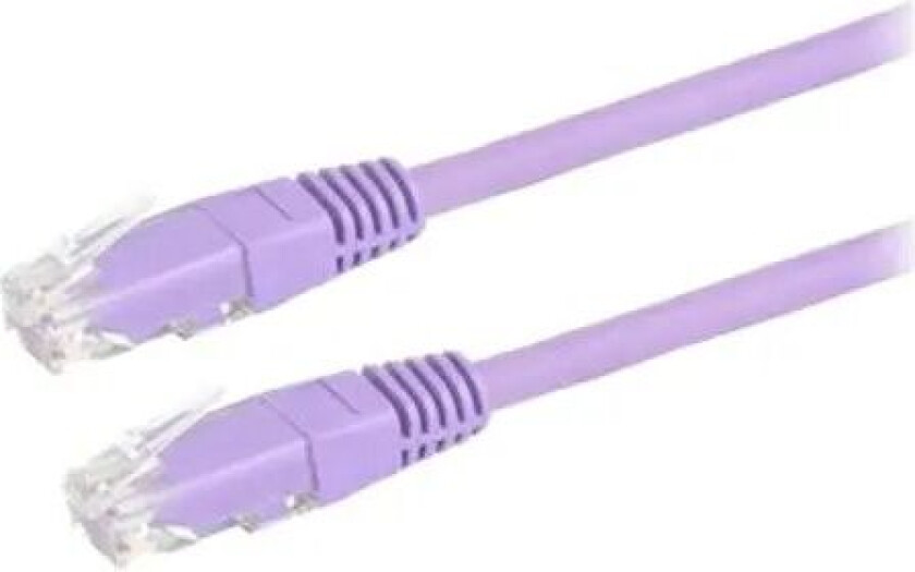 Nettverkskabel Lszh Rj-45 Rj-45 Cat 6 3m Purpur
