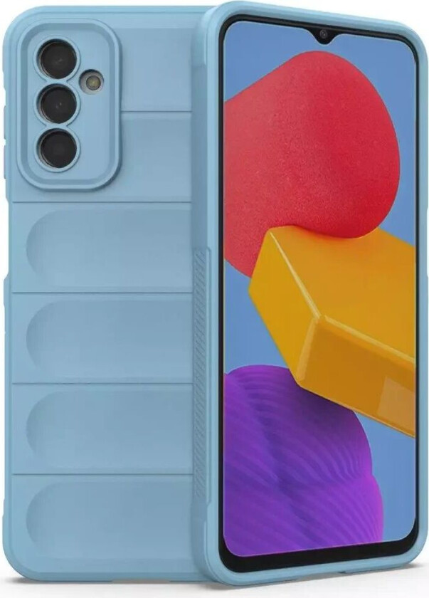 Samsung Galaxy M13 Fleksibelt Plastdeksel - Lyse Blå