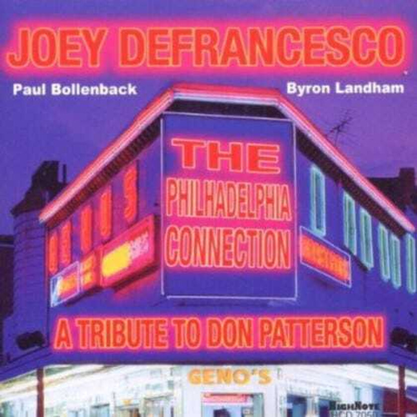 Joey DeFrancesco The Philadelphia Connection A Tribute To Don Patterson CD