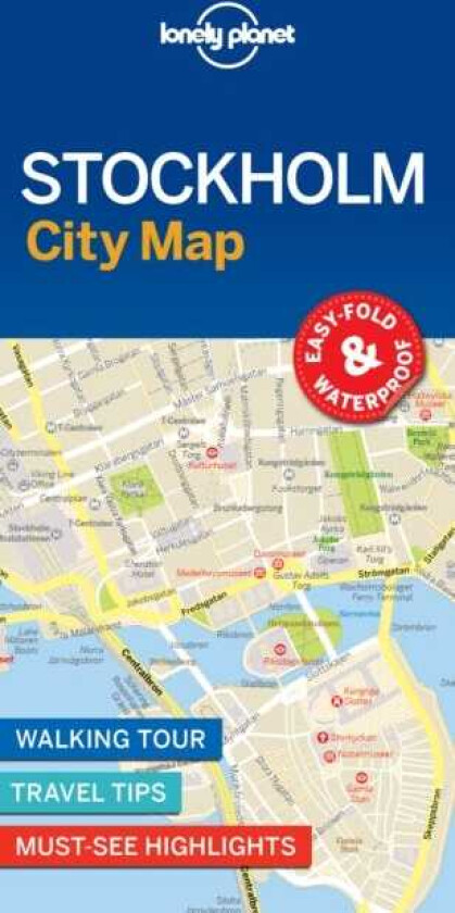 Lonely Planet Stockholm City Map
