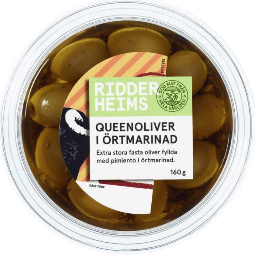 Queenoliven m/Urtemarinade 160g