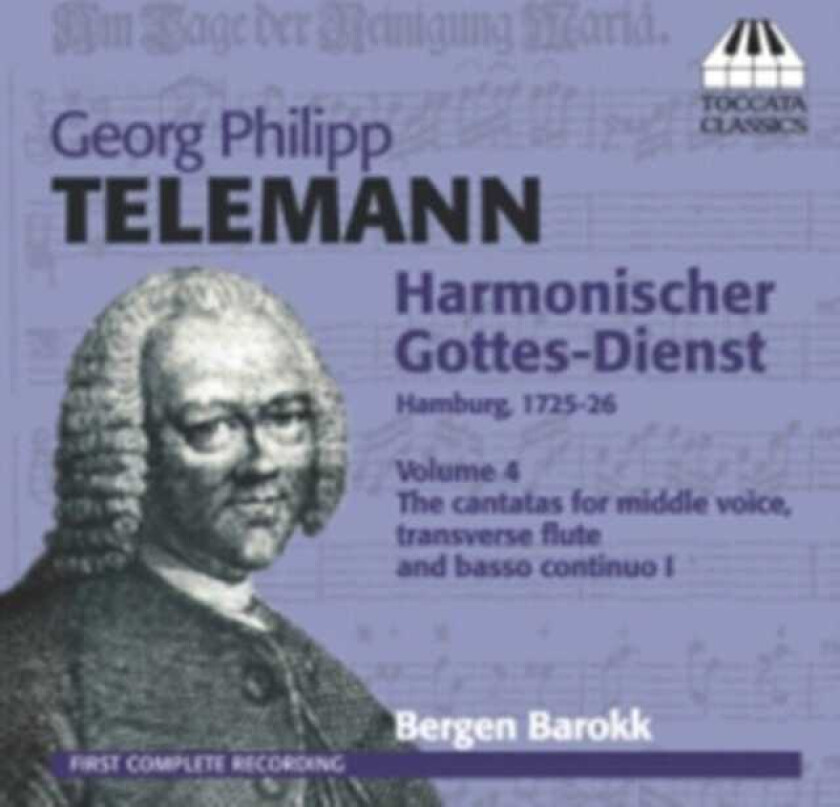 Bergen Barokk  Telemann: Harmonischer GottesDienst Vol.IV  CD