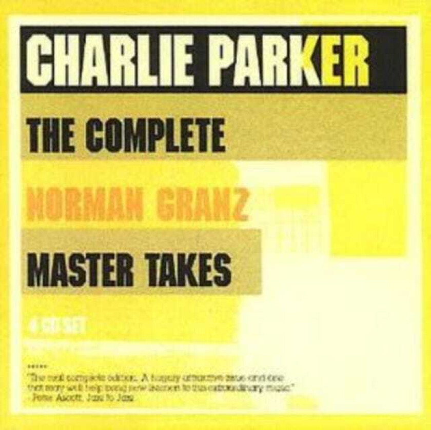 Charlie Parker  The Complete Norman Granz Master Takes  CD