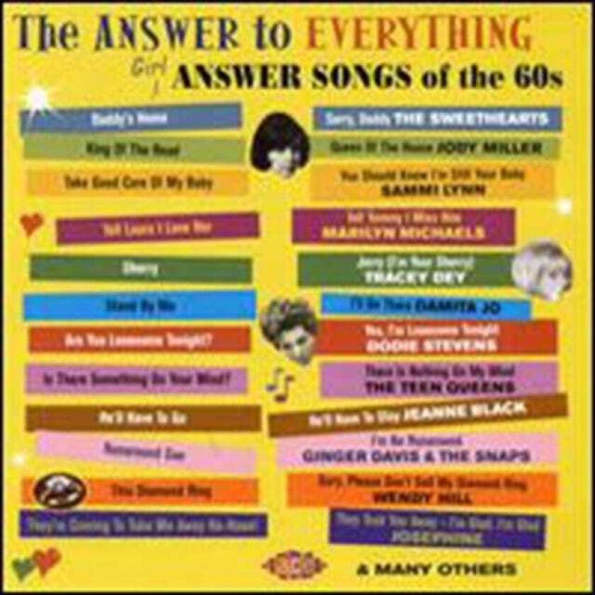 Diverse Girl Groups  The Answer To Everything  Girl Answer Songs Of The 60s  CD