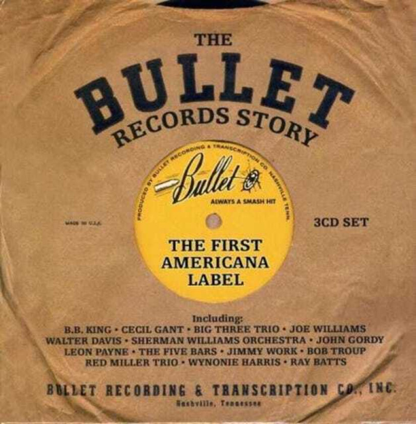 Diverse Country, Diverse Artister  The Bullet Record's Story: The First Americana Label  CD