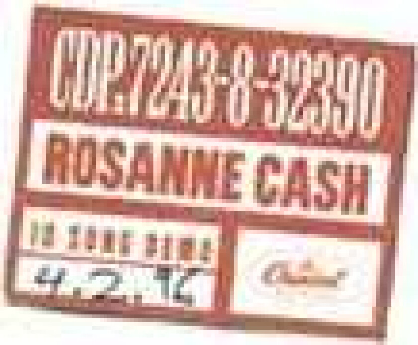 Rosanne Cash 10 Song Demo CD