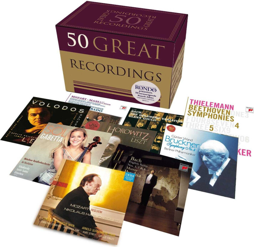 Diverse Klassisk 50 Great Recordings CD
