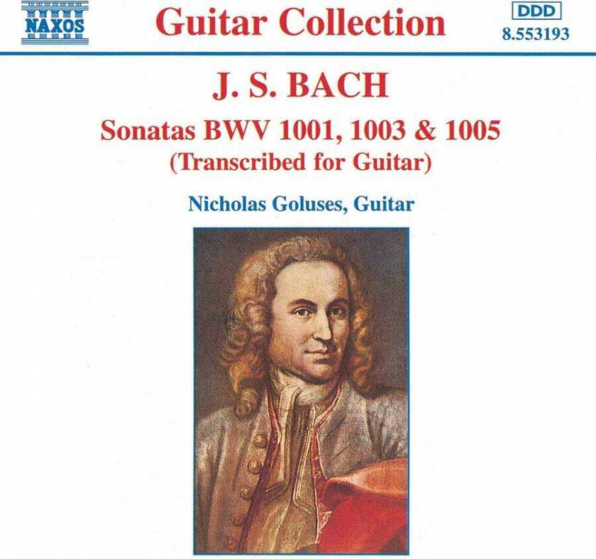 Bonnie Silver, Nicholas Goluses Bach: Solo Violin Sonatas (trans Guitar) CD