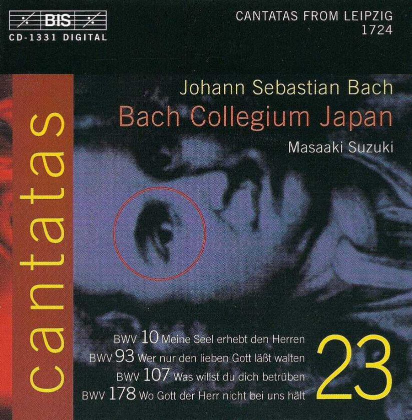 Bach Collegium Japan Orchestra, Makoto Sakurada, Peter Kooij, Masaaki Suzuki, Yukari Nonoshita, Matthew White Bach: Cantatas Vol 23 CD