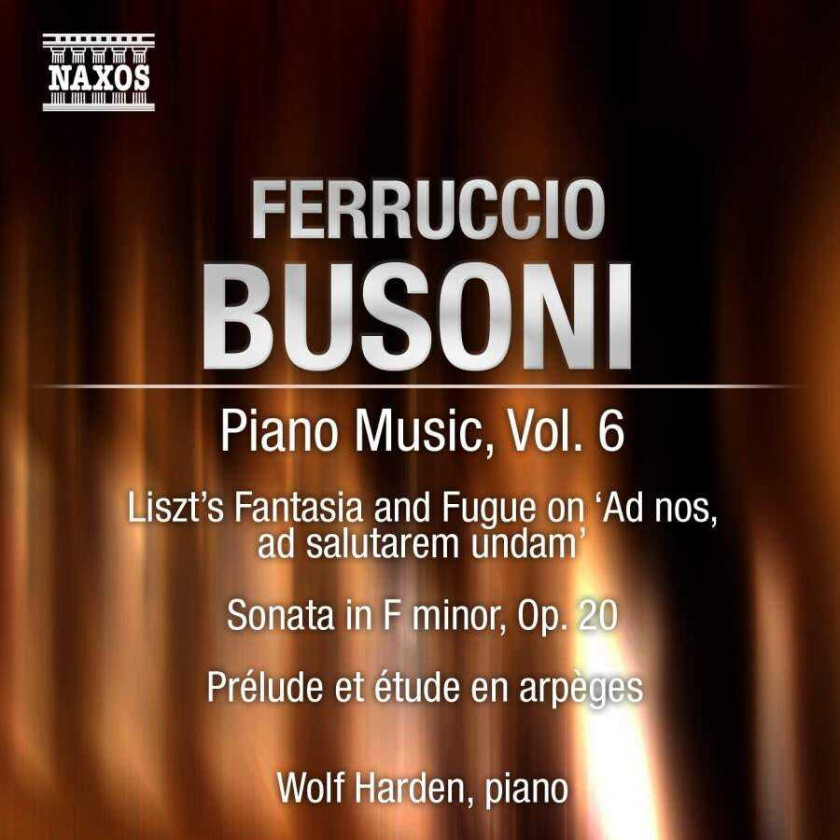 Wolf Harden Busoni: Piano Music Vol.6 CD