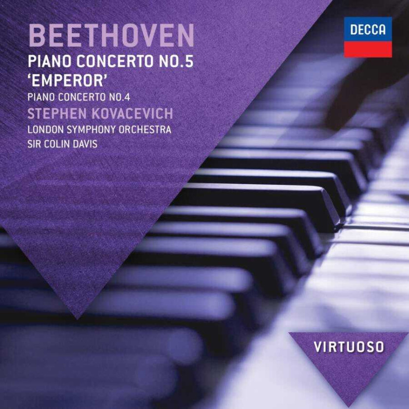 Sir Colin Davis, London Symphony Orchestra, Stephen Kovacevich Beethoven: Piano Concerto No. 4 & 5 Emperor CD