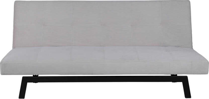 Bodil sovesofa fløyel beige.