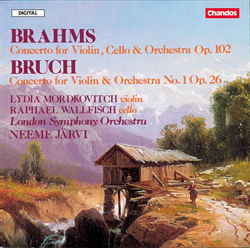 London Symphony Orchestra, Neeme Järvi, Lydia Mordkovitch, Brian Couzens, Raphael Wallfisch, Ralph Couzens  Bruch: Violin Concerto No 1; Brahms: Double Concerto  CD