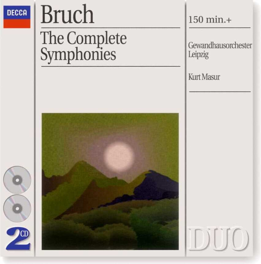 Kurt Masur, Leipzig Gewandhaus Orchestra, Salvatore Accardo Bruch: Complete Symphonies, etc CD