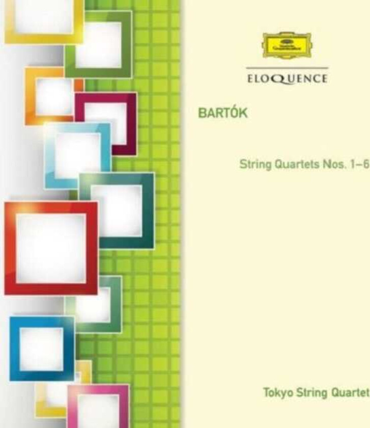 Tokyo String Quartet Bartok: String Quartets Nos. 16 CD