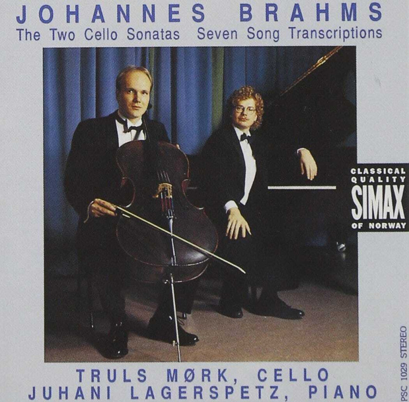 Truls Mørk, Arne Akselberg, Juhani Lagerspetz Brahms: Works for Cello & Piano CD