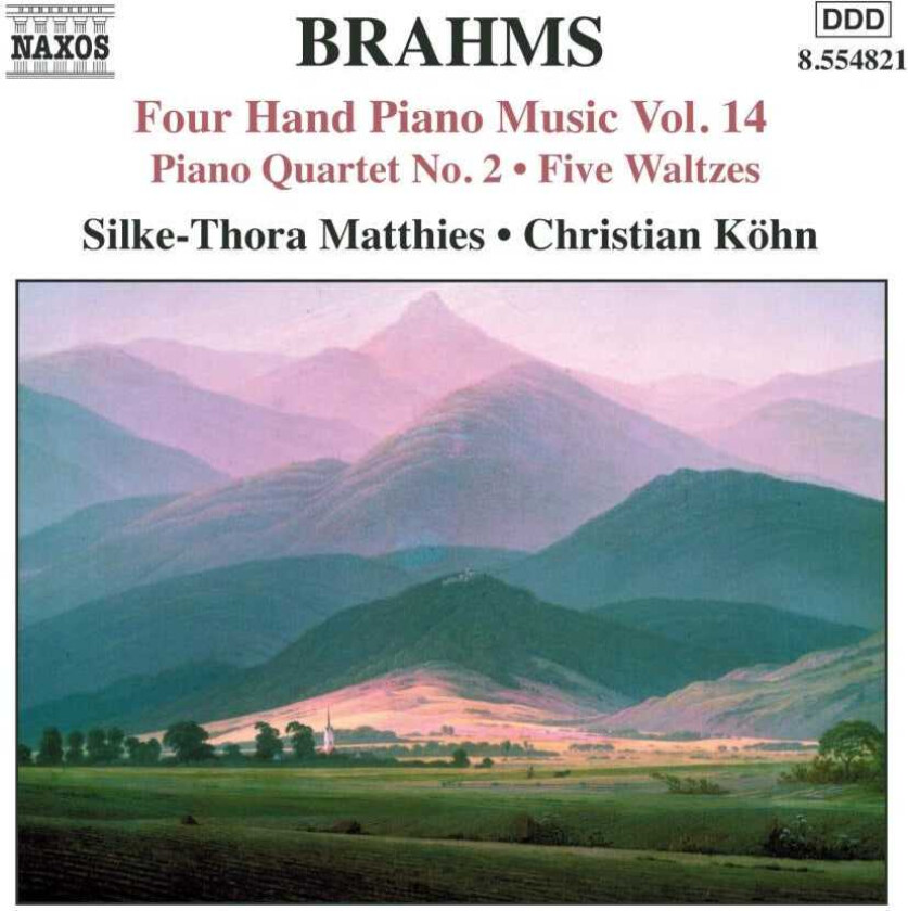 Christian Köhn, SilkeThora Matthies  Brahms: Four Hand Piano Music, Vol 14  CD