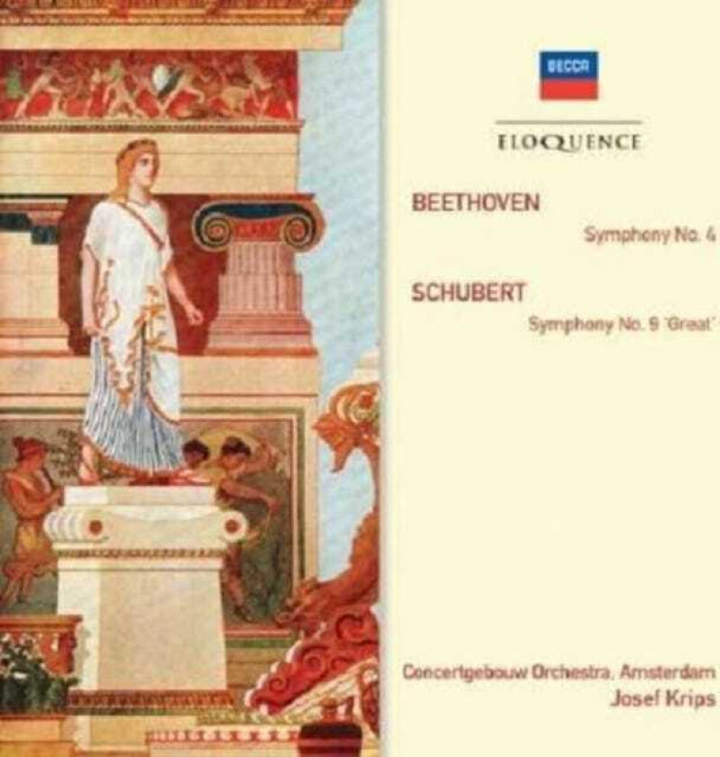 Royal Concertgebouw Orchestra, Amsterdam, Josef Krips  Beethoven: Symphony No 4; Schubert: Symphony No 9, 'Great'  CD