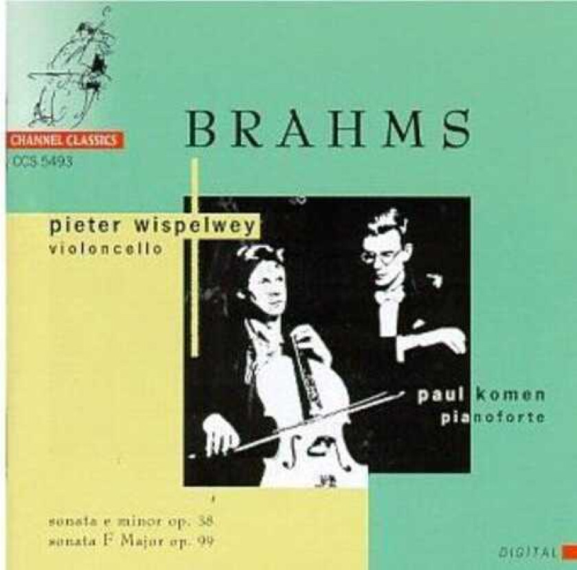 Paul Komen, Bert Van Der Wolf, Pieter Wispelwey, T.A.Diehl Brahms: Cello Sonatas CD