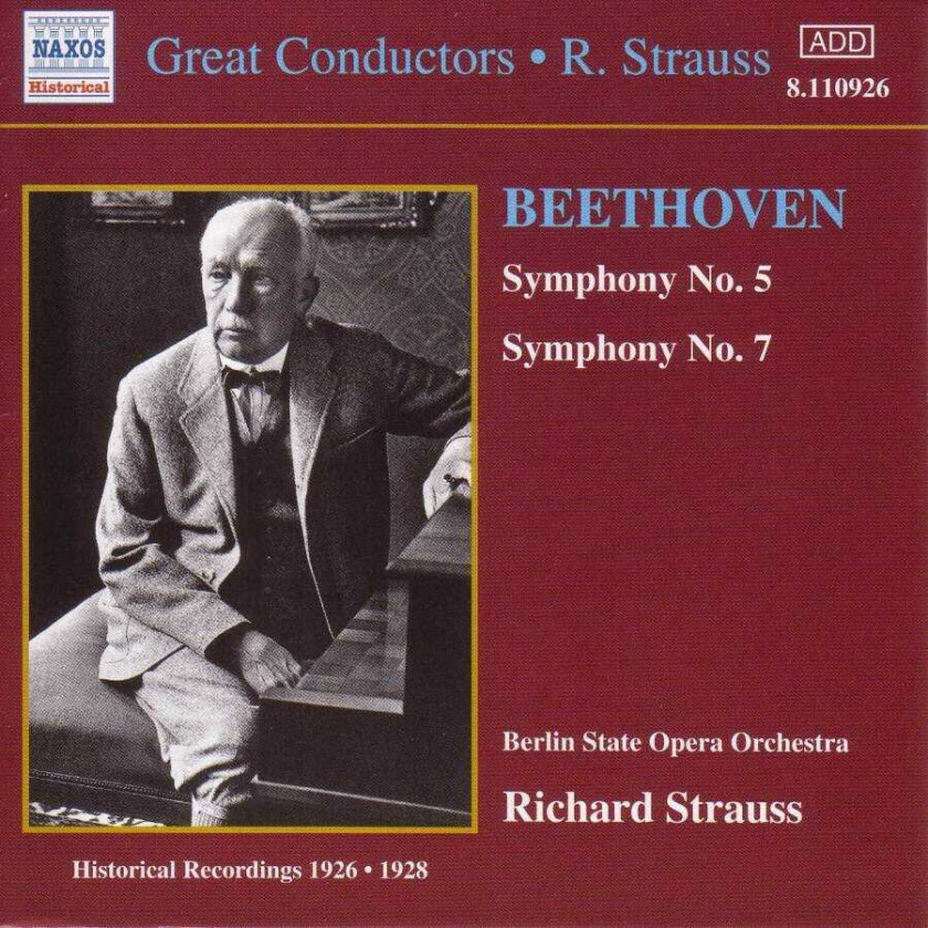 Berlin State Opera Orchestra Beethoven: Symphonies Nos 5 & 7 CD