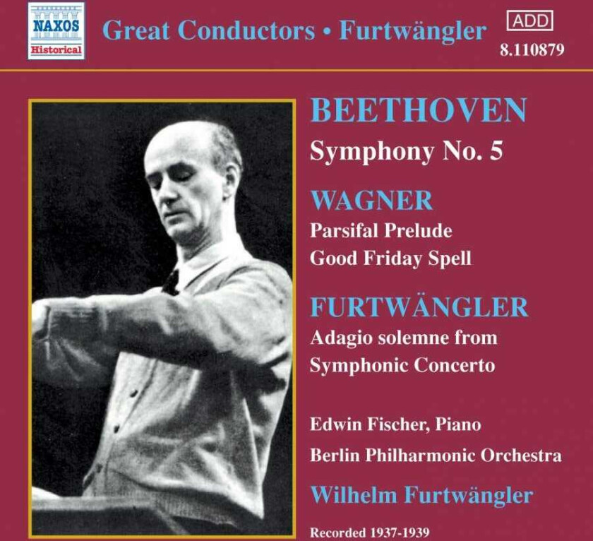Berlin Philharmonic Orchestra, Wilhelm Furtwängler Beethoven: Symphony No 5; Wagner: Parsifal Prelude and Good Friday Spell CD