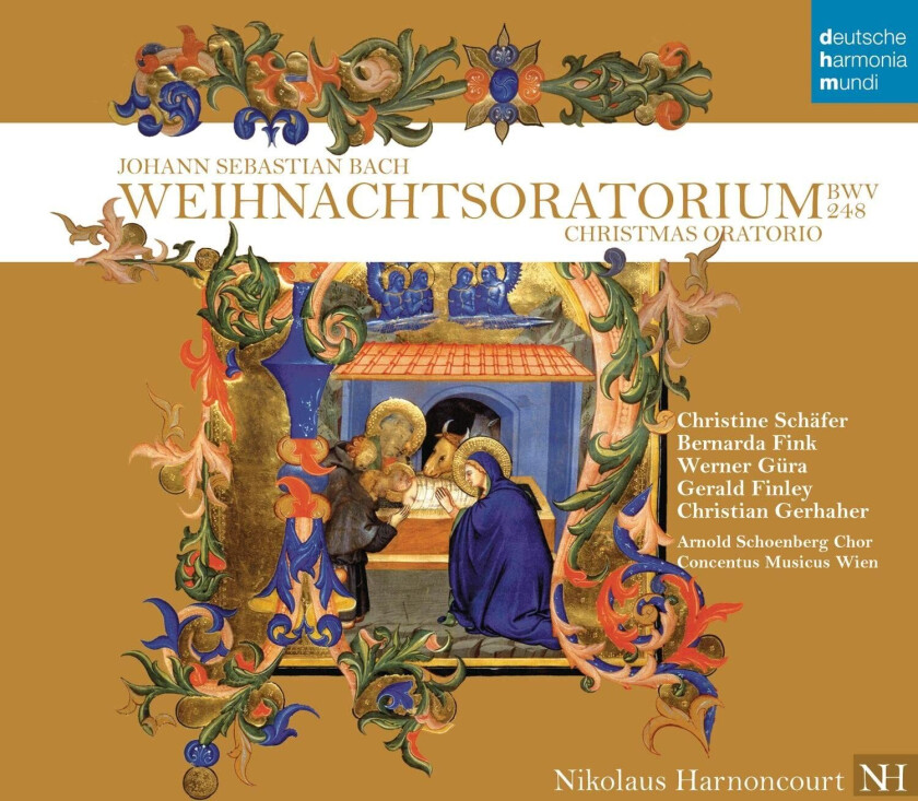 Arnold Schoenberg Chorus, Christine Schäfer, Christian Gerhaher, Nikolaus Harnoncourt, Gerald Finley, Vienna Concentus Musicus Orchestra, Werner Güra, Bernarda Fink  Bach: Christmas Oratorio  CD