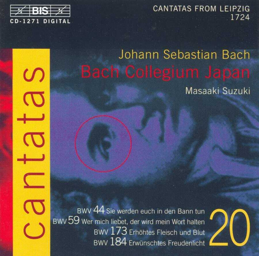 Bach Collegium Japan Orchestra, Gerd Türk, Mutsumi Hatano, Masaaki Suzuki, Peter Kooij, Yukari Nonoshita Bach: Cantatas, Vol 20 CD