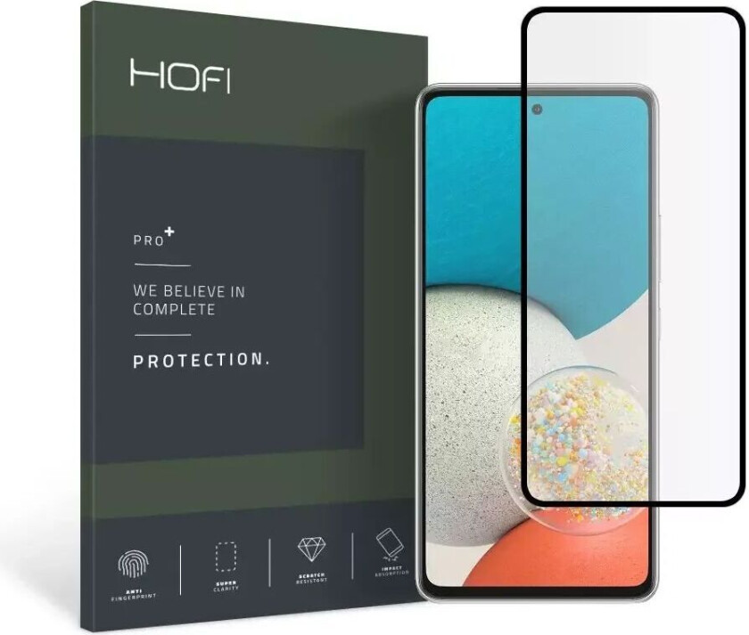 Hofi Glass Pro + Samsung Galaxy A53 (5G) skjermbeskytter - Veskevennlig - Gjennomsiktig