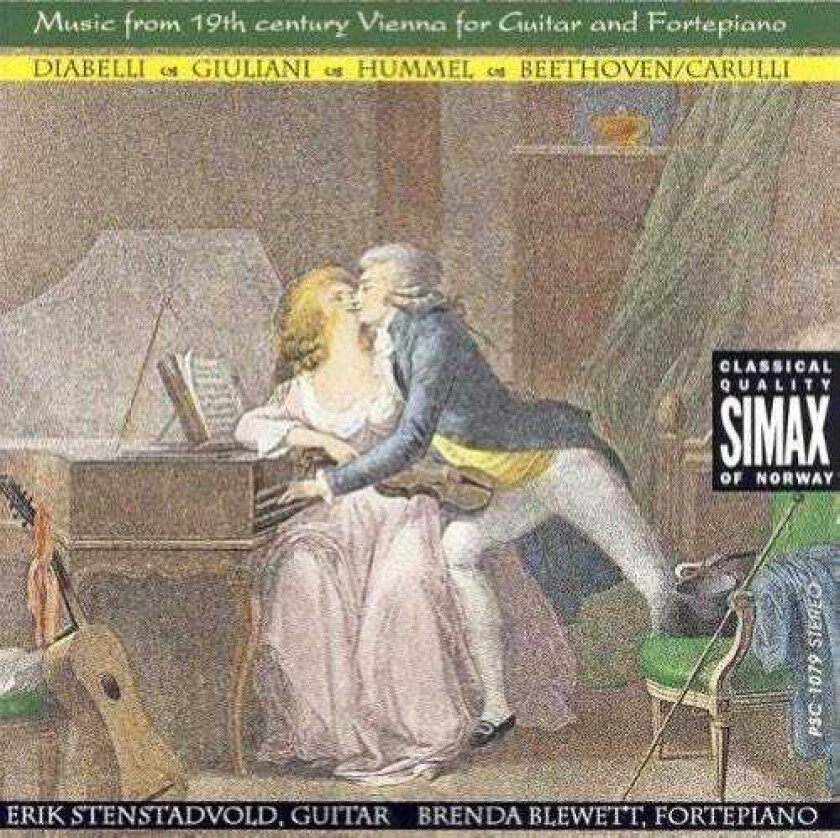 Tore Simonsen Music from 19th Century Vienna for Guitar and Fortepiano CD