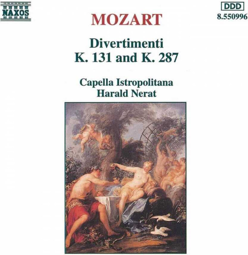 Capella Istropolitana Orchestra, Hubert Geschwandtner, Harald Nerat, Karol Kopernicky  Mozart: Divertimentos, K131 & K287  CD