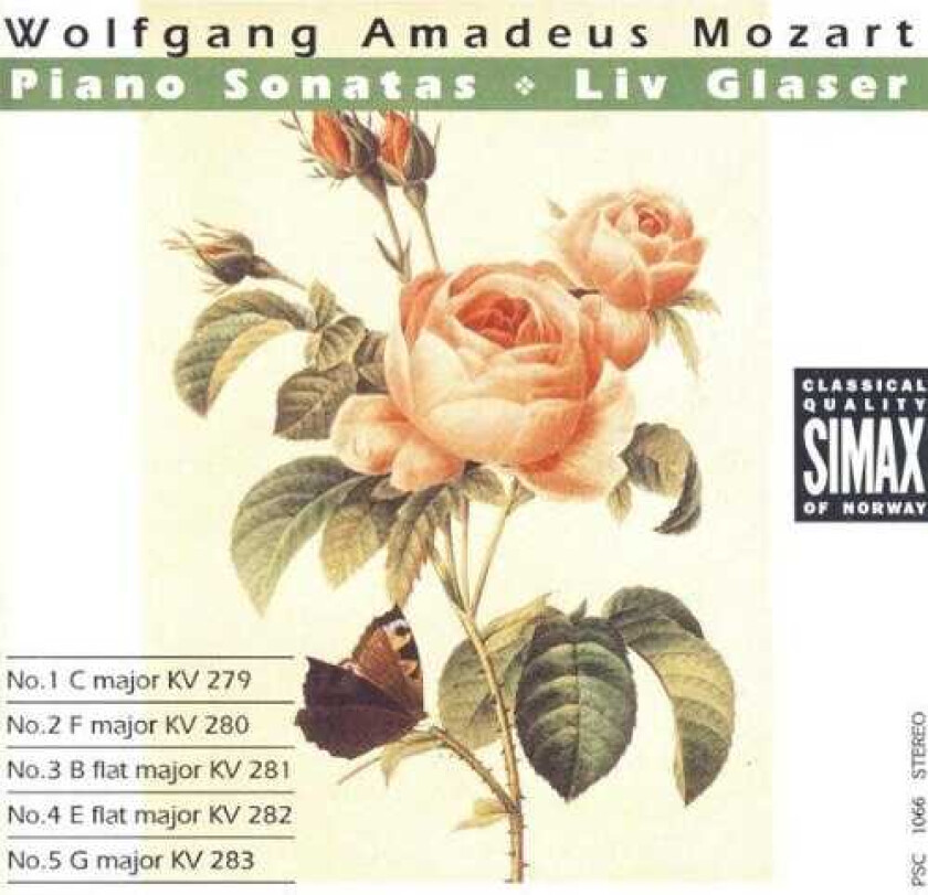 Liv Glaser Mozart: Piano Sonatas Nos.15 CD