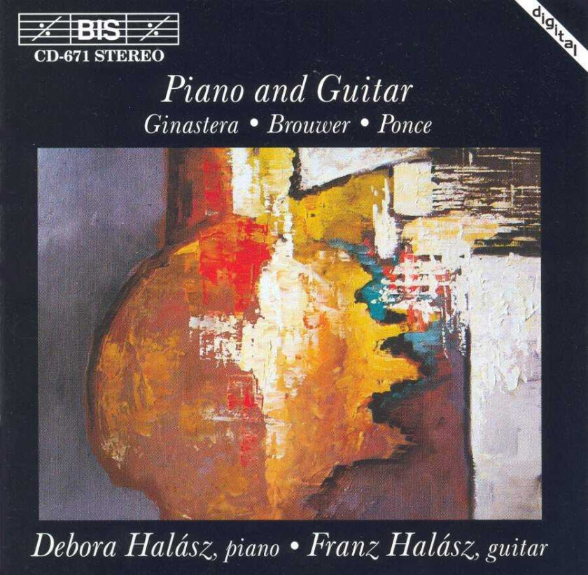 Leo Brouwer, Hans Kipfer, Manuel Ponce, Debora Halász, Franz Halász Music for Piano and Guitar CD
