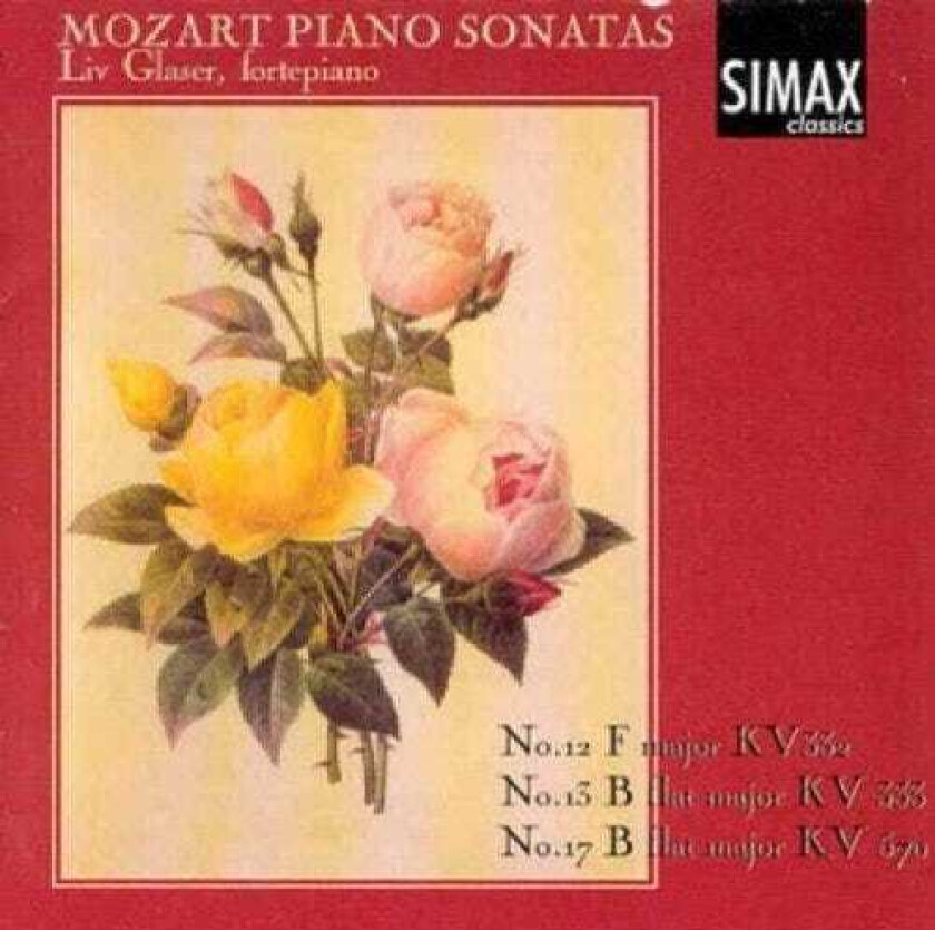 Liv Glaser, Erik Gard Amundsen Mozart: Piano Sonatas Nos 12, 13 & 17 CD