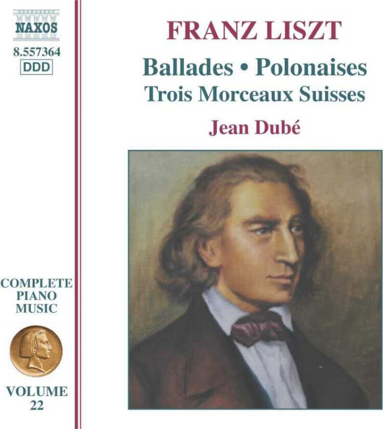 Jean Dubé  Liszt: Complete Piano Music, Vol 22  CD