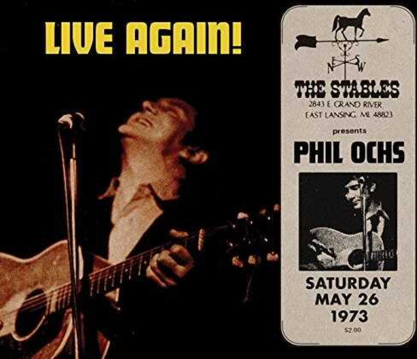 Phil Ochs  Live Again!  CD