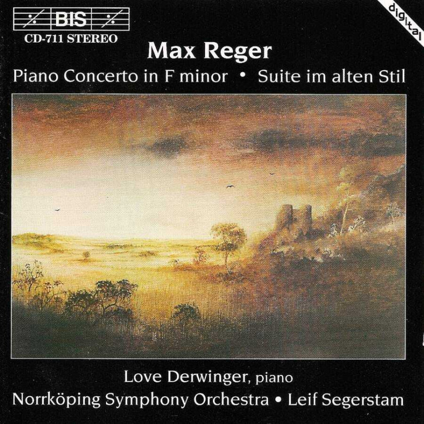 Love Derwinger, Robert Suff, Norrköping Symphony Orchestra, Leif Segerstam, Ingo Petry Reger: Orchestral Works CD