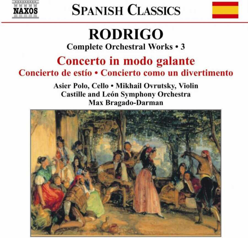Max Bragado Darman, Castilla Y León Symphony Orchestra, Joaquín Rodrigo, Mikhail Ovrutsky, Asier Polo Rodrigo: Complete Orchestral Works Vol 3 CD