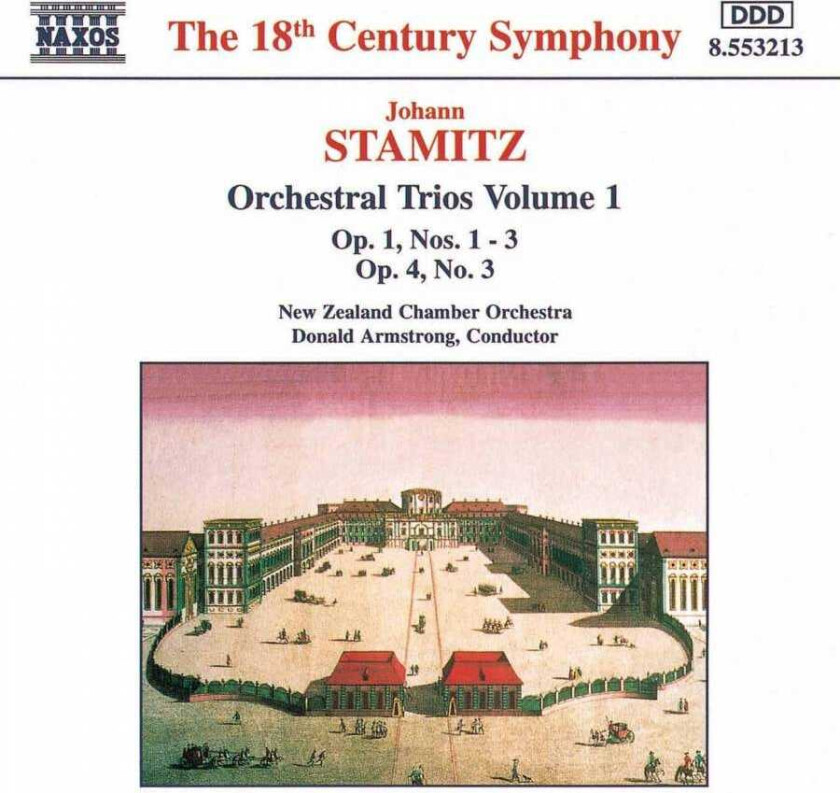 New Zealand Chamber Orchestra, Frank Douglas, Jan Václav Antonín Stamitz, Donald Armstrong, Murray Khouri Stamitz: Orchestral Trios, Volume 1 CD