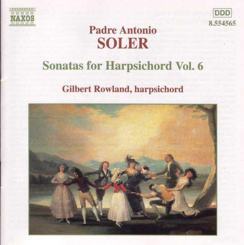 Antonio Soler, Gilbert Rowland  Soler: Harpsichord Works, Volume 6  CD