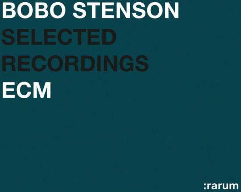 Bobo Stenson Selected Recordings: Rarum VIII CD