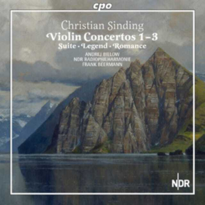 Andrey Bielov Sinding: Complete Works For Violin & Orchestra CD