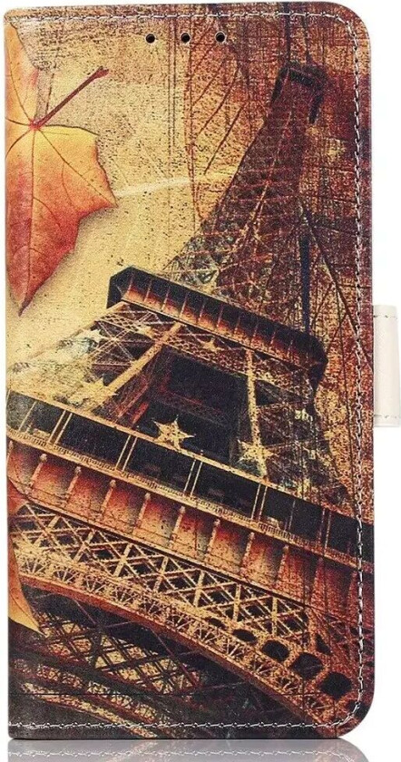 iPhone 13 Pro Max PU Skinn Deksel med Lommebok - Eiffeltårnet