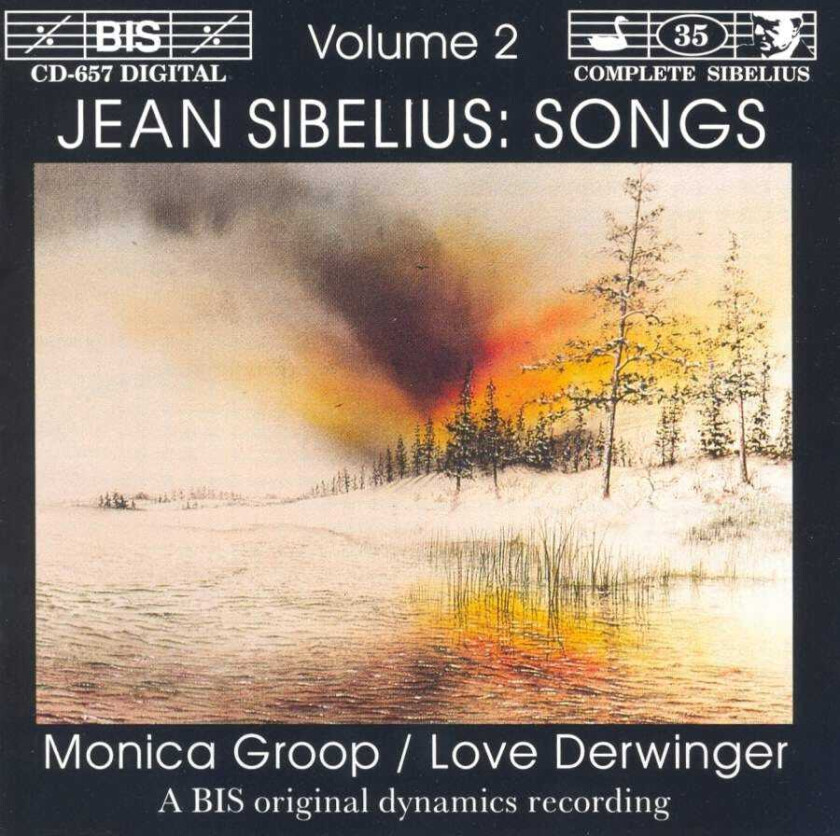 Love Derwinger, Monica Groop, Robert Von Bahr, Hans Kipfer And Ingo Petry Sibelius: Songs, Vol. 2 CD