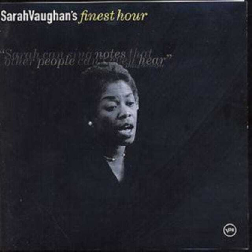 Sarah Vaughan  Sarah Vaughan's Finest Hour  CD