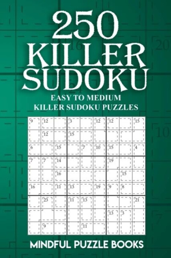 250 Killer Sudoku av Mindful Puzzle Books