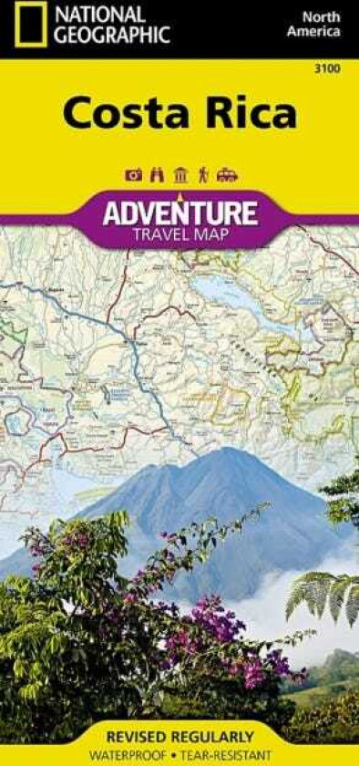 Costa Rica  Travel Maps International Adventure Map