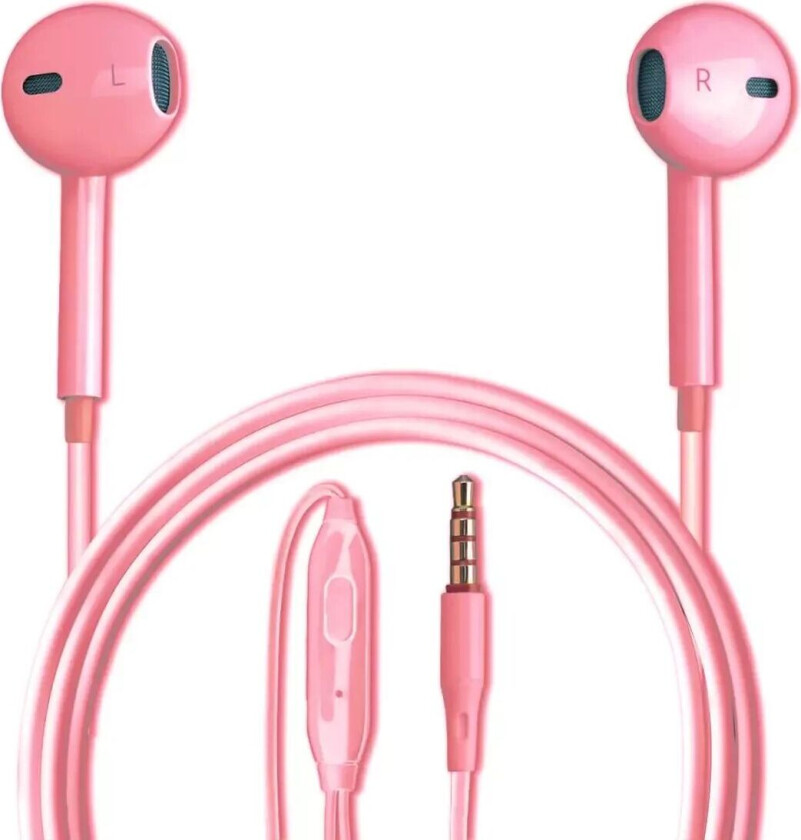 4smarts In-Ear Stereo Hodetelefoner Melody Lite 1.1m - Rosa