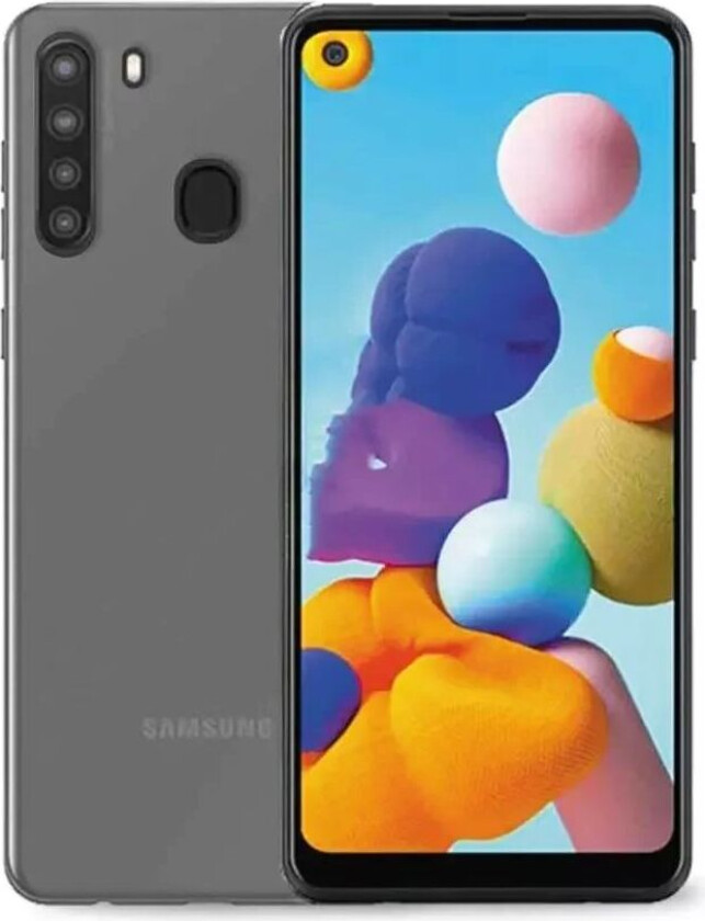 Samsung Galaxy A21 "NUDE" Ultra Slim Deksel 0.3 mmed Gjennomsiktig