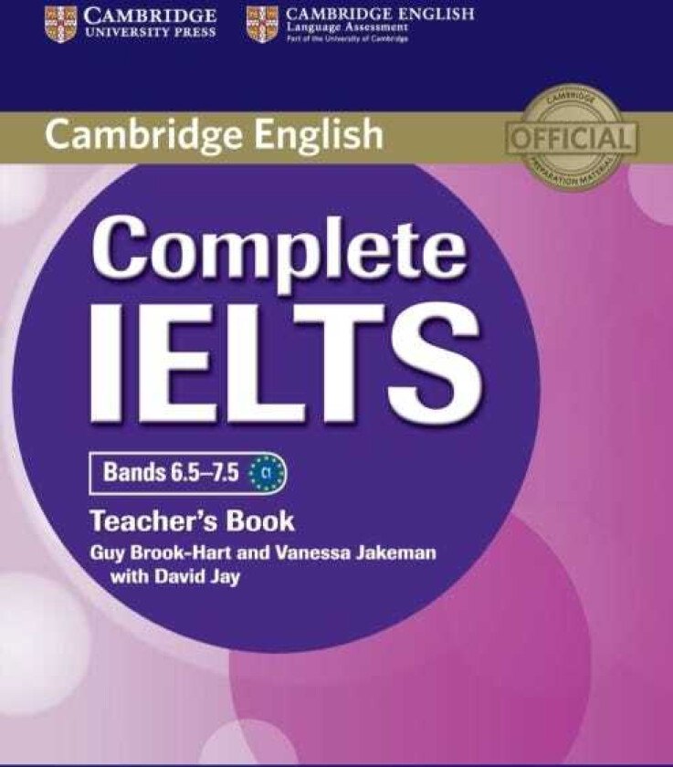 Complete IELTS Bands 6.5–7.5 Teacher's Book